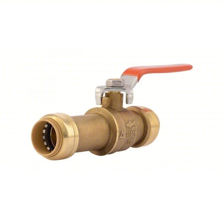 Sharkbite 24736LF - Turn Ball Valve,4.5" L,Brass