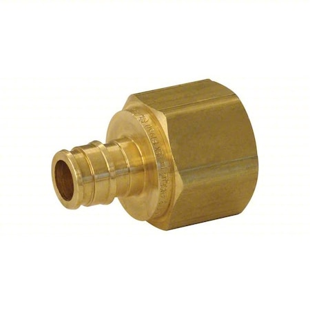 Uponor LF4575075 - Straight, Brass, Barbed 1/2", NPT 3/4"