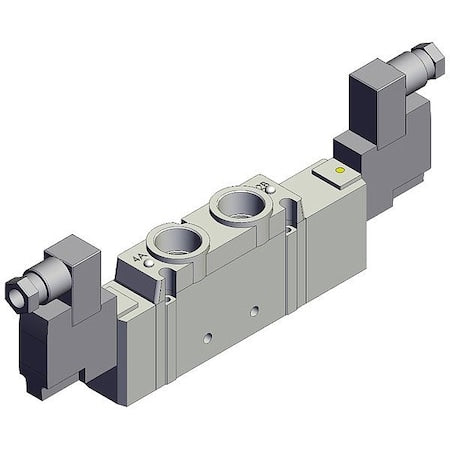 Smc SY9420-5DZ-03T - Solenoid Valve, Body-Ported, SY9000, 24 V DC