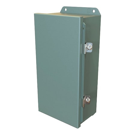Hammond HJ1264HLP - Clamps Electrical Enclosure, 12 in H, 4 in D, 6 in W, 12, 13, 3 R, 4, Steel