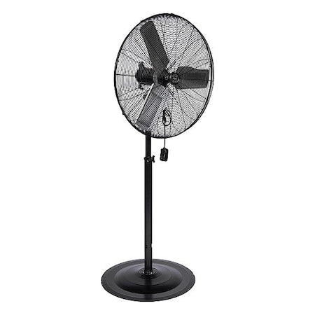 Hunter HAC-OPF24 - Mounted Fan,Black,24in Dia,Aluminum,4 Blade