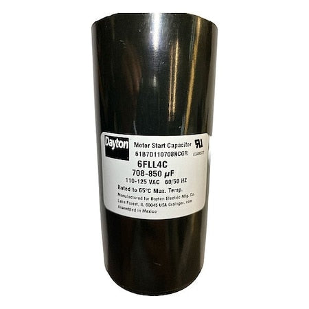 Dayton 6FLL4 - Motor Start Capacitor, Round
