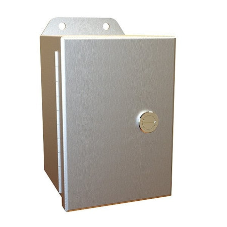 Hammond EJ644AL - Latches Electrical Enclosure, 6 in H, 4 in D, 4 in W, 12, 13, 3 R, 4, 4 X, Aluminum
