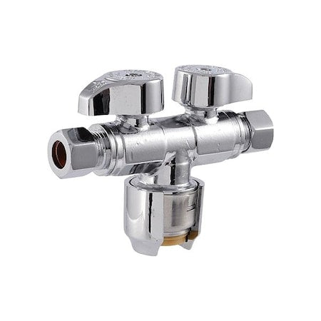 Sharkbite URDS123838 - Push-to-Connect,Oval,Brass,125 psi