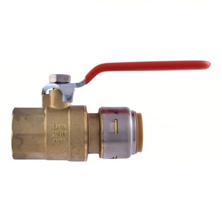 Sharkbite UR22186G - Manual 2-Way Ball Valve,NPT,Brass