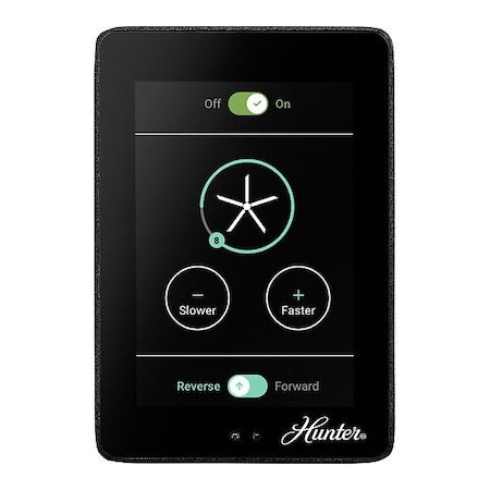 Hunter 74212 - Speed Control,Black,Steel,Touch Screen