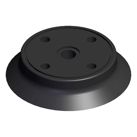 Smc ZP63HS - Vacuum Pad,Black,Flat with Ribs Pad