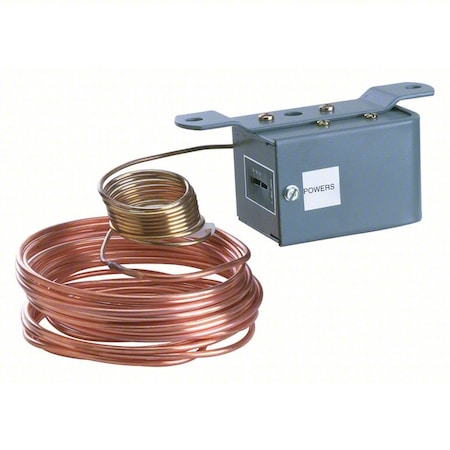 Siemens 134-1510 - Line Voltage Mechanical Thermostat,Heat or Cool,35 to 45 F,Screwdriver,120-240 V AC,Auto Changeover