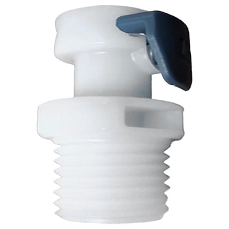 Nephros 70-0903 - QC Coupler, 1.5" H, Plastic, 1" Dia