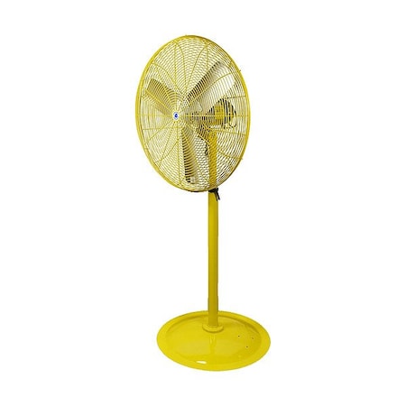 Schaefer 36PFR-Y - Circulating Fan,36in Dia,Yellow,Plug-In