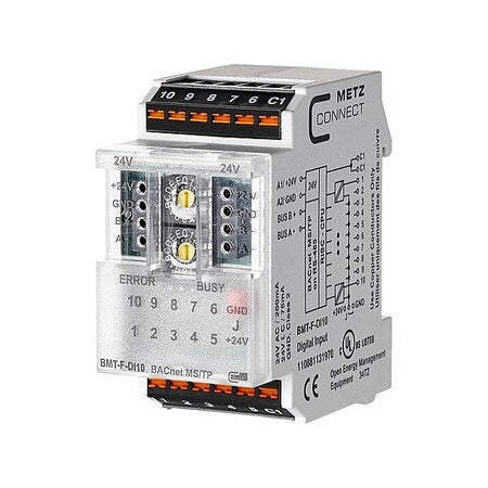 Metz Connect 110881131970 - MS/TP Module, 24 V AC/DC, 10 Inputs