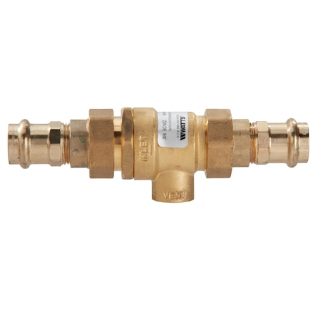Watts 3/4 9DM2-PRESS - 3/4" Press Brass Dual Check Valve