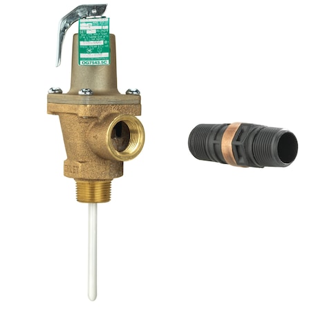 Watts 3/4 40XL-5 150/210 FS - Temperature and Pressure Relief Valve