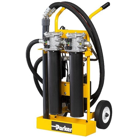Parker 5PFCC220Q10QBVPI1 - Hydraulic Oil Filter Cart,1 HP,115 V AC