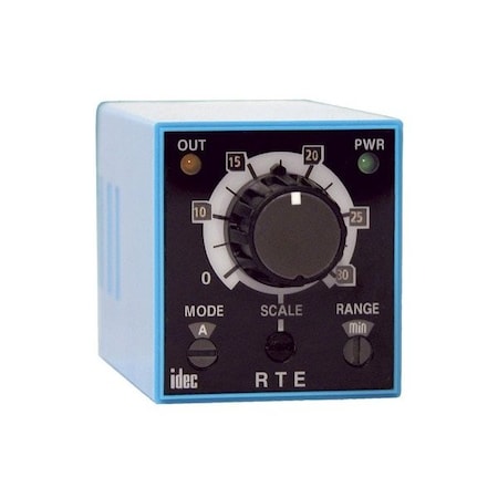 Idec RTE-P2AF20 - Timer,Analog,24 V AC/DC,11-Pin,2 Form C