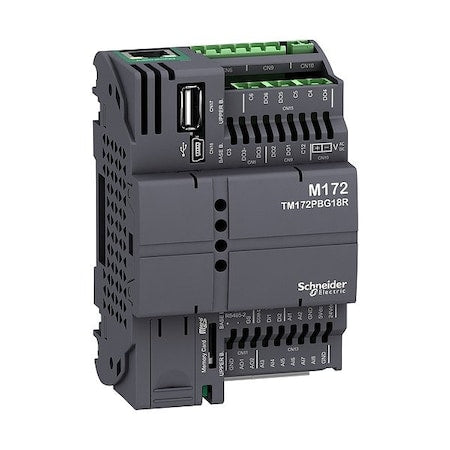 Schneider Electric TM172PBG18R - PLC,32 GB Cap.,24 V AC/DC