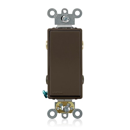 Leviton 5624-2 - Decora Plus Rocker 4-Way 20 A Brown