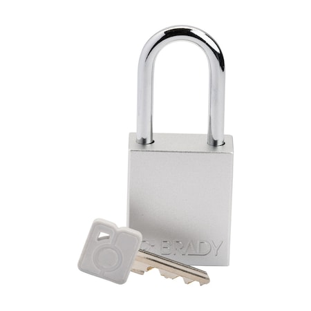 Brady SDAL-WHT-38ST-KD - Velocity Lockout Padlocks Aluminum 1.5in Shackle Clearance KD White