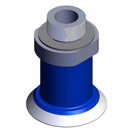 Smc ZP3P-T20PTSF-AG1 - Vertical Vacuum Inlet,Blue,Flat Pad