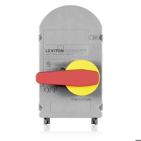Leviton LDS30-ACT - Non-Metallic Curve Top SDS, NF, 30/32 A