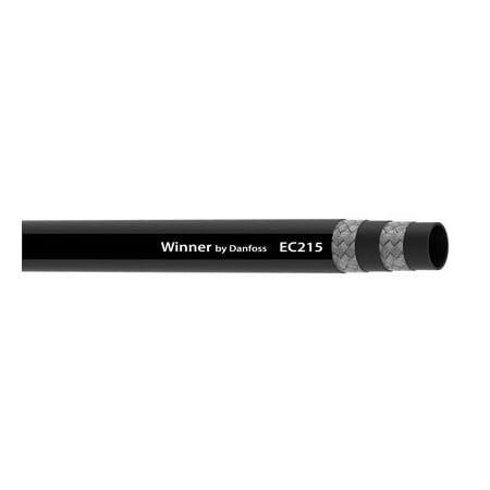 Aeroquip EC215-04-4FJ-4FJ-300" - Wire Braided Hydraulic Hose Assembly