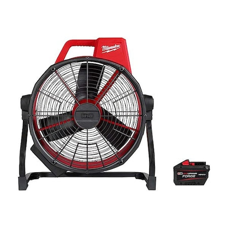 Milwaukee Tool 0821-20, 48-11-1813 - Jobsite Fan Kit,18"Dia,18 VDC,3,400cfm