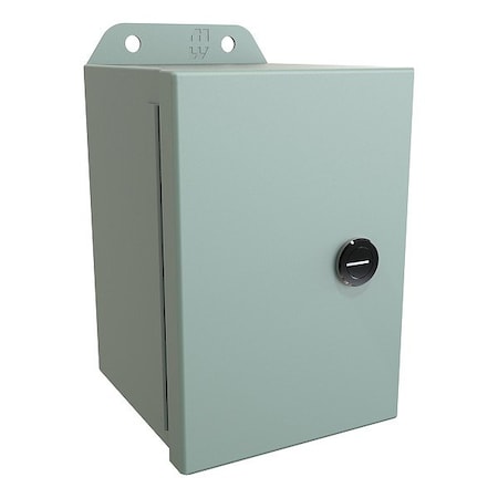 Hammond EJ644 - Latches Electrical Enclosure, 6 in H, 4 in D, 4 in W, 12, 13, 3 R, 4, Steel