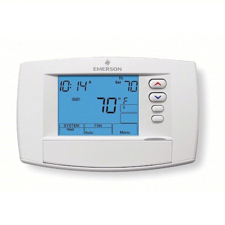 White-Rodgers 1F95-0680 - Blue Series 6 Touchscreen Thermostats, 7, 5-1-1 Programs, 4 H, 2 C, 24 VAC