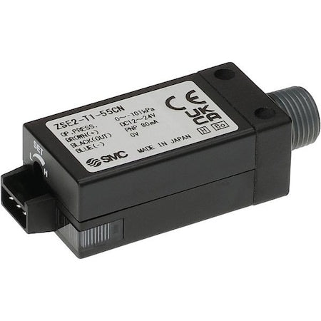 Smc ZSE2-T1-55CN - Pressure Switch,12 to 24 V DC