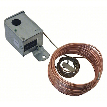 Siemens 134-1511 - Line Voltage Mechanical Thermostat, Heat or Cool, 35 to 45 F, Screwdriver, 120 to 240 V AC, 1 C, 1 H