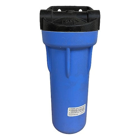 Nephros 70-6010 - Filter Housing, 10 in H, 6 in Dia, Blue