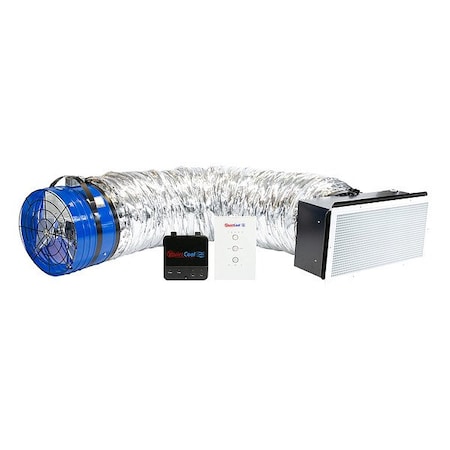 Quietcool QC CL-4700 RF - Whole House Fan,18" Blade dia.