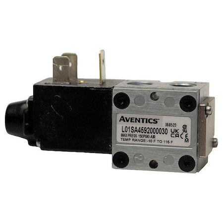 Aventics L01SA4594017N61 - Solenoid Air Con Valve,Four-Way,150 psi