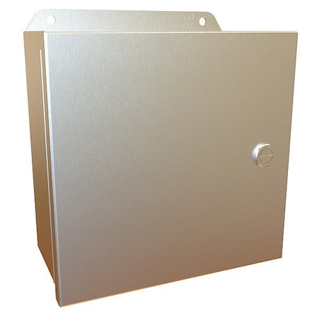 Hammond EJ884SS - Latches Electrical Enclosure, 8 in H, 4 in D, 8 in W, 12, 13, 3 R, 4, 4 X, Stainless Steel
