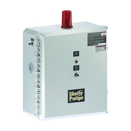 Liberty Pumps ISS54=3-161-5 - Simplex Control Panel,4to6.3 A,Three,575 VAC