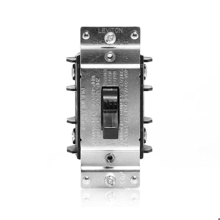 Leviton MS402-DS - Manual Motor Switch, 40 A, 2 P, 1 Phase, Toggle, Powerswitch Series, No Enclosure