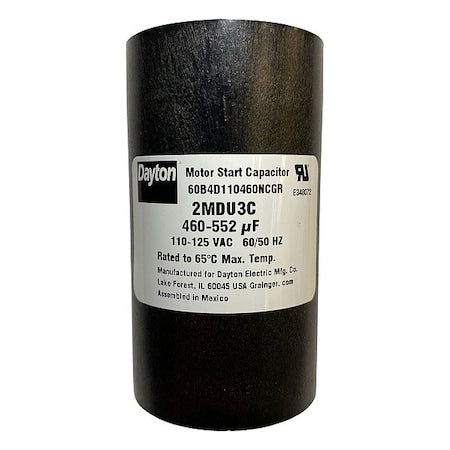 Dayton 2MDU3 - Motor Start Capacitor, Round