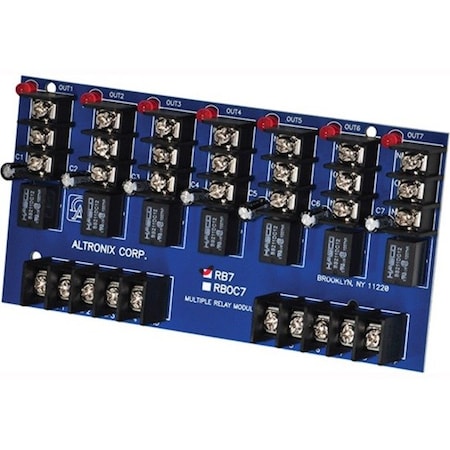 Altronix RB7 - Tra Sensitive Relay Module 7 OUTPut, Relay, -