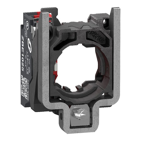 Schneider Electric ZB4BZ1025 - Harmony XB4, Body Contact, 1 NC, Metal, Fixing Collar, Push-In Terminals
