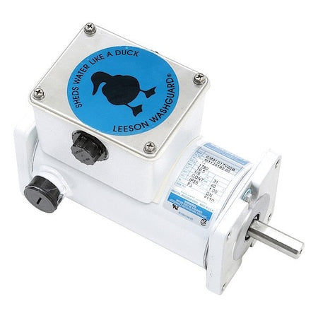 Leeson M1120182.00 - Washdown Motor,Round Base,31