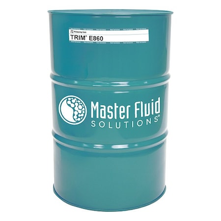 Trim E860-54G - Cutting Oil, E860, Soluble Oil, 54 gal, Drum, Yellow