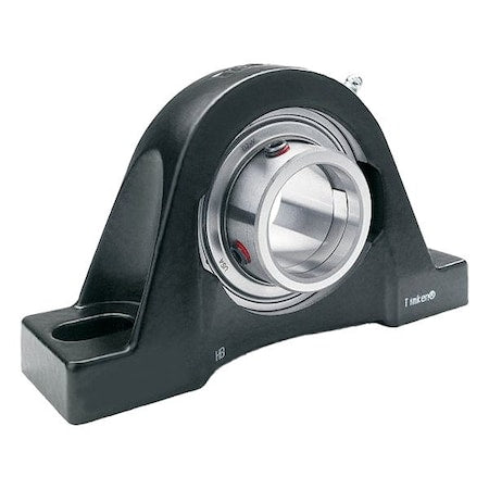 Timken YAK 2 3/16 SGT - Pillow Block Bearing, Cast Iron Housing Material, Set Screw, Ball, 2-3/16 in Dia, Alloy Steel Insert Material