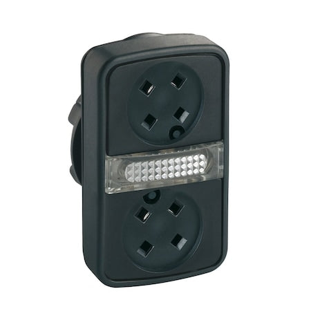 Schneider Electric ZB5AW7A9 - Push Button Operator, Flush, Momentary / Momentary Action, Not Applicable Release, Illuminated