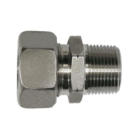 Brennan Industries D2404-S08-04 - Tube Male NPT Straight,SS,S08