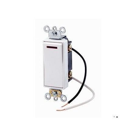 Leviton 5639-2W - Decora Plus Rocker 3-Way Pilot 20 A Wh