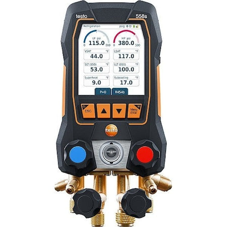 Testo 0564 5581 01 - Digital Manifold,4 Hoses,4 Valves