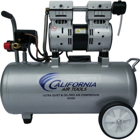 California Air Tools CAT-8010A - Ultra Quiet Oil-Free Air Compressor,1 HP,8 Gal