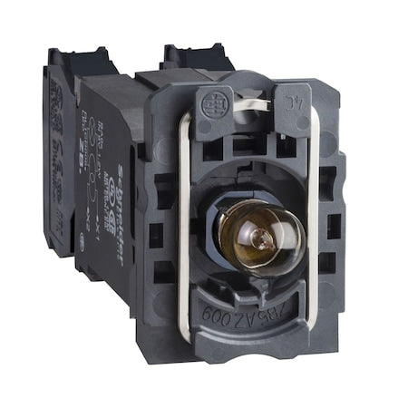 Schneider Electric ZB5AW045 - Lamp Mod/Contact Block,1 NO/1 NC,Clear,22mm