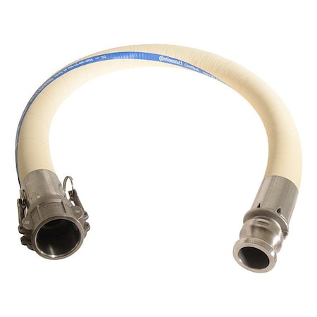 Continental FTH300-15CE - 3" X 15' WHT FLXWNG FOOD SS SS C+E
