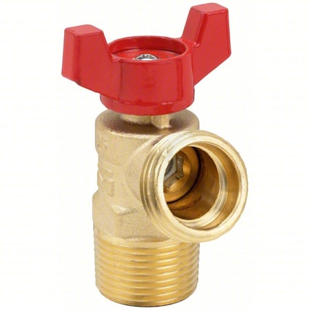 N/A 102-054HN - Boiler Drain Valve,Quarter Turn,3/4 In